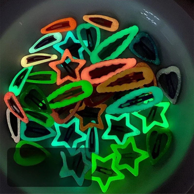 Glow In Dark Stars - 10 adet Renkli Karanlıkta Parlayan Yıldız