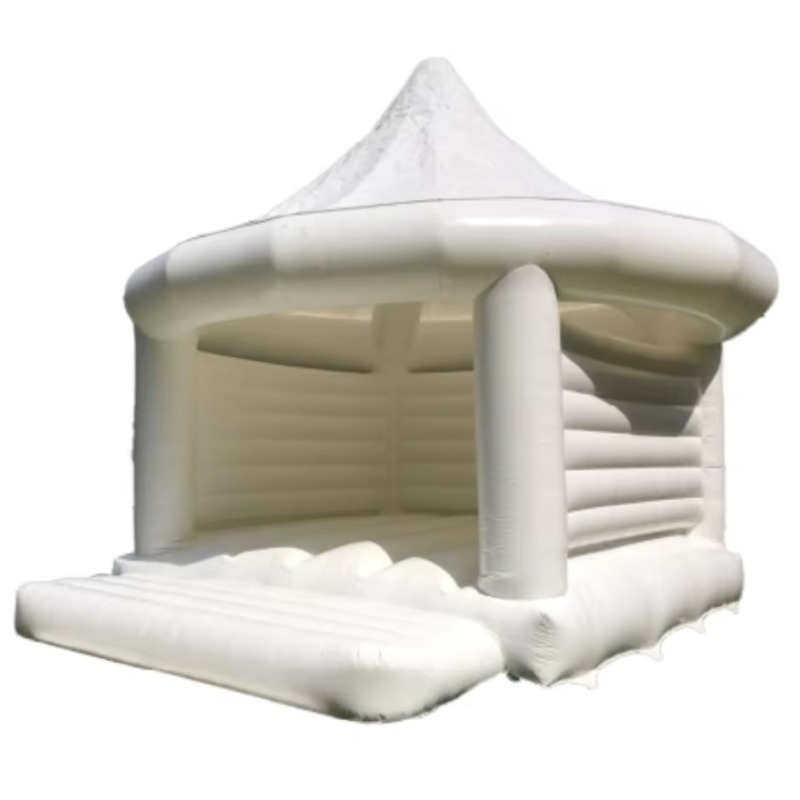 Kids Toys House - Şişme Beyaz Düğün Zıplama Evi Çocuklar