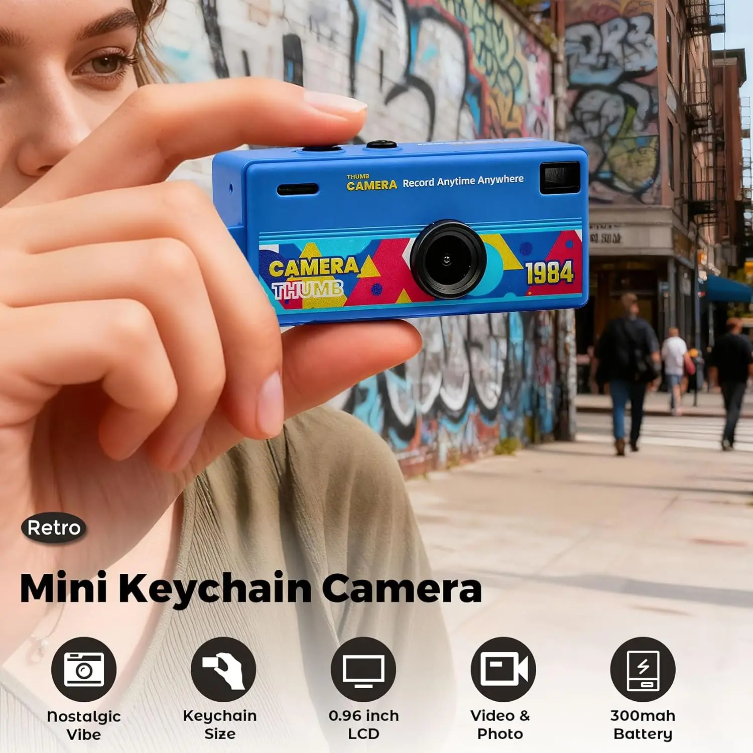 Kids Toys Youtube - Mini Dijital Kamera 1080P HD Başparmak