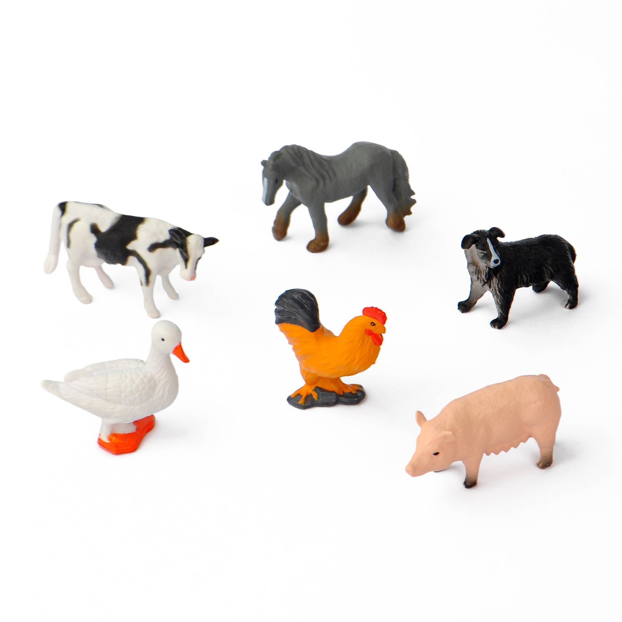 Kids Toys Youtube - 6 adet Mini Hayvan Figürü Saklama
