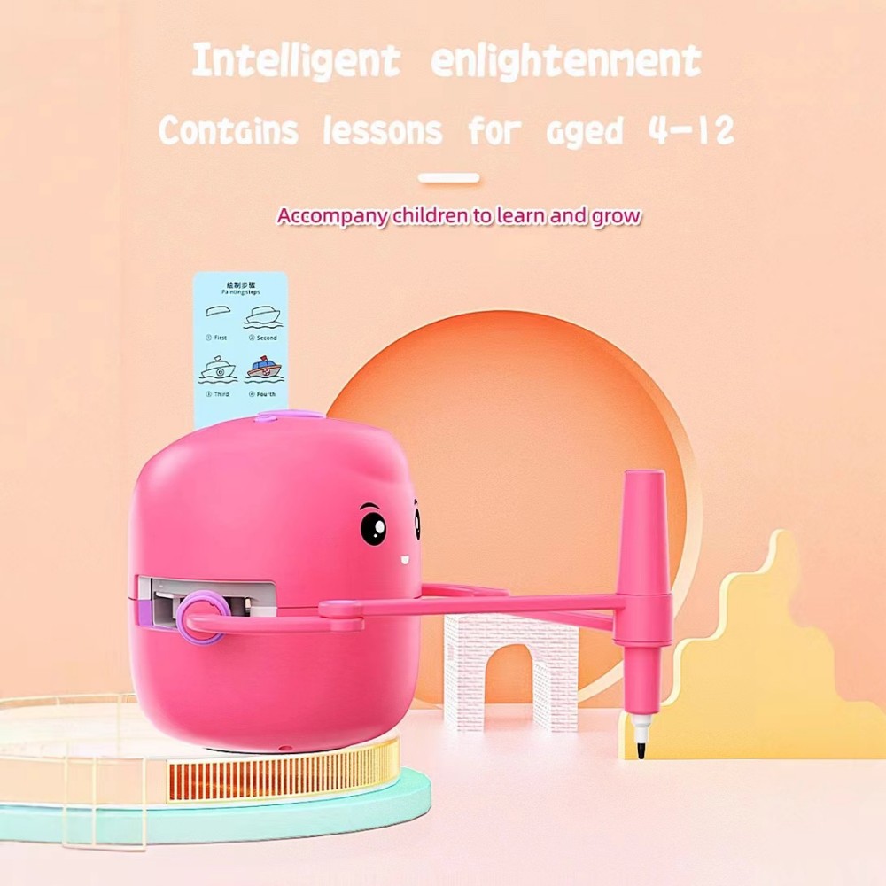 Kids' Toy - Çocuklar için Çizim Robotu İnteraktif Eğitici