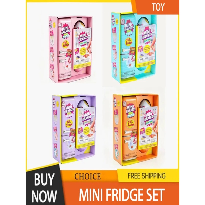 Kids Toys House - Orijinal Dolu Buzdolabı Mini Buzdolabı Seti