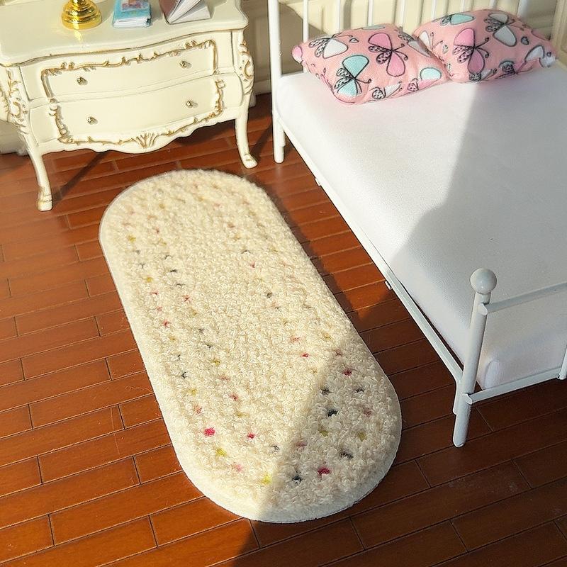 Kids Toys House - 1: 12 Dollhouse Minyatür Peluş Halı