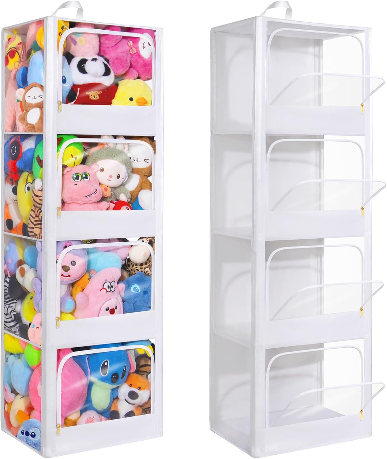 Kids' Toy - 4 Katmanlı Şeffaf Fermuarlı Toz Geçirmez