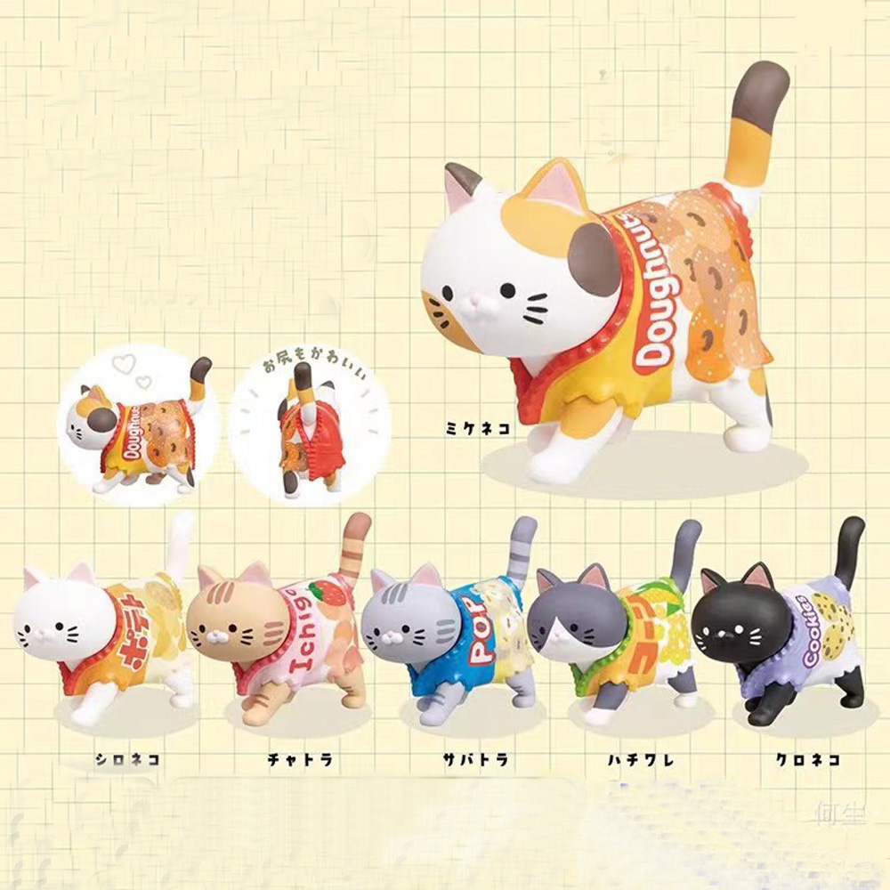Kids Toys Packaging - Kedi Temalı Kör Kutu Şeker Ambalaj