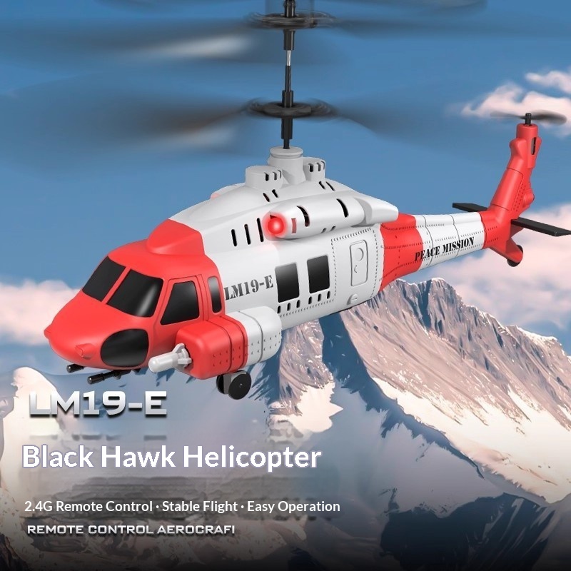 Kids' Toys Channel - LM19-E Black Hawk RC Helikopter 2.4G