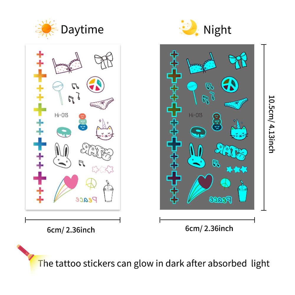 Karanlıkta Parlayan Dövme Çıka - Glow In Dark Stars incelemesi ve fiyatı