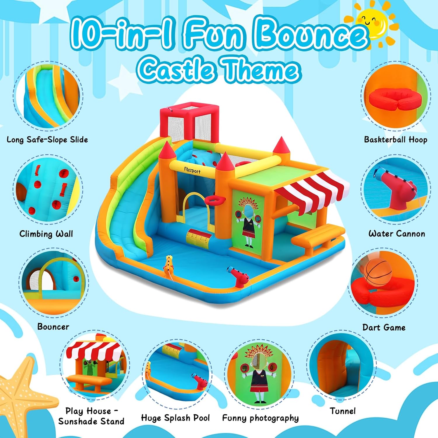 Şişme Oyun Evi Su Kaydırağı, Ç - Kids Toys House incelemesi ve fiyatı