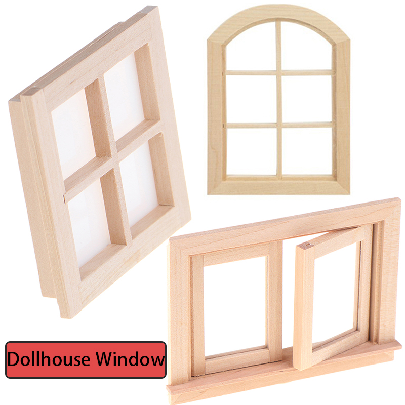 1 adet DIY Çift Pencere 1/12 D - Kids Toys House incelemesi ve fiyatı