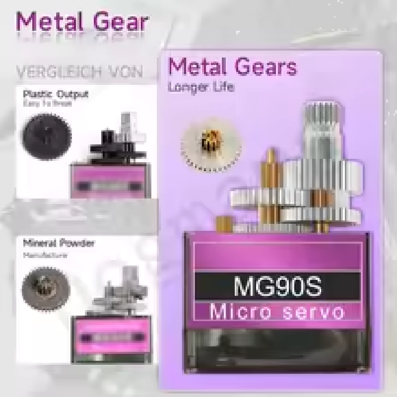MG90S Metal Dişli Servo 9g SG9 - Rc Helicopter Mini incelemesi ve fiyatı