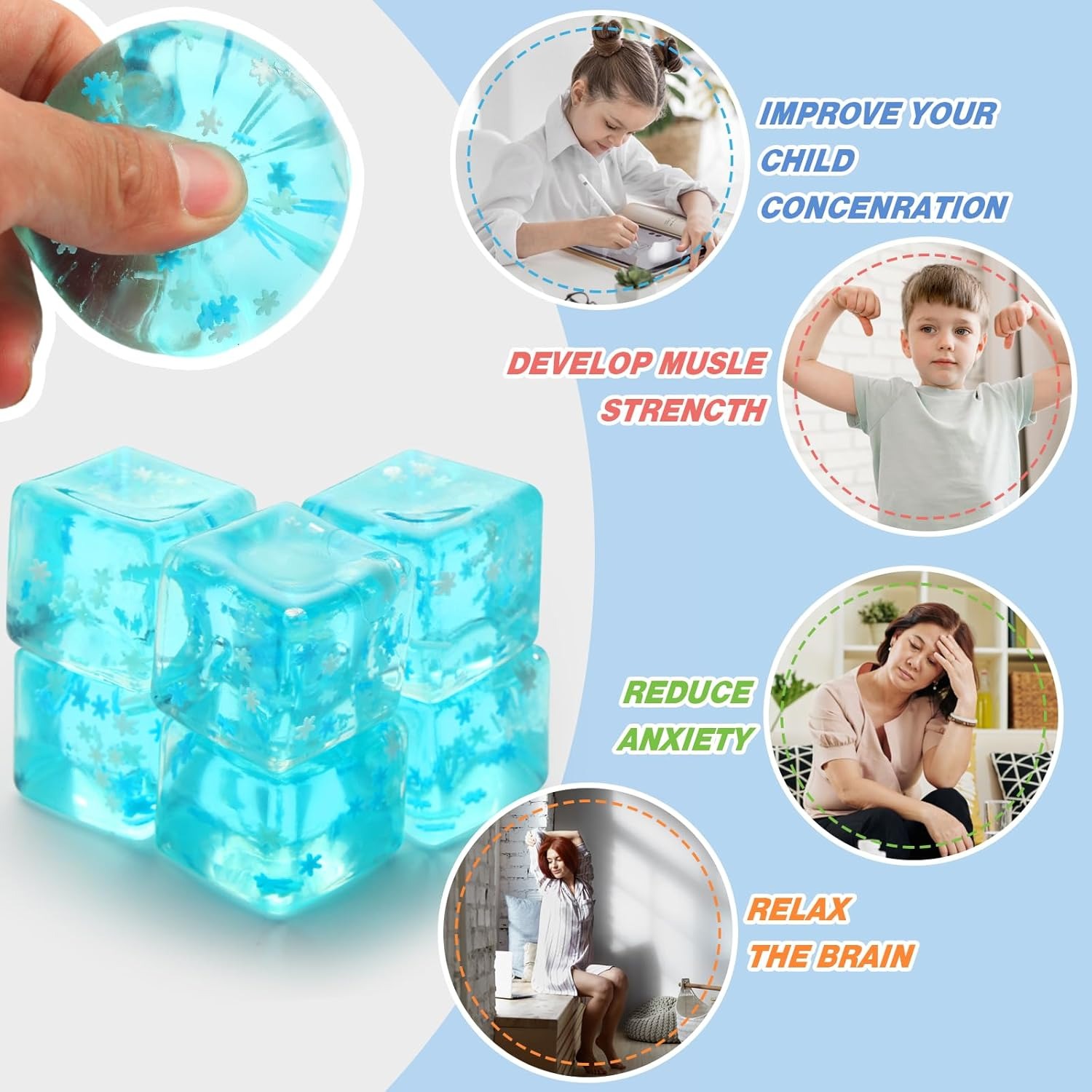 Kar Tanesi Şeklinde Stres Gide - Kids' Toy incelemesi ve fiyatı
