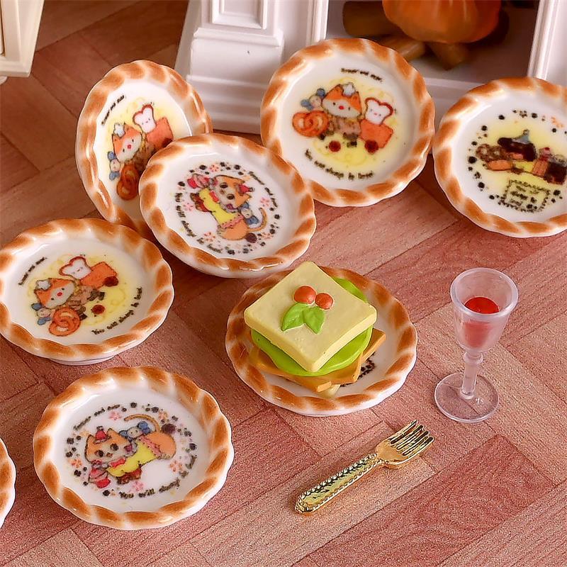 10 adet/takım Dollhouse Minyat - Kids Toys House incelemesi ve fiyatı