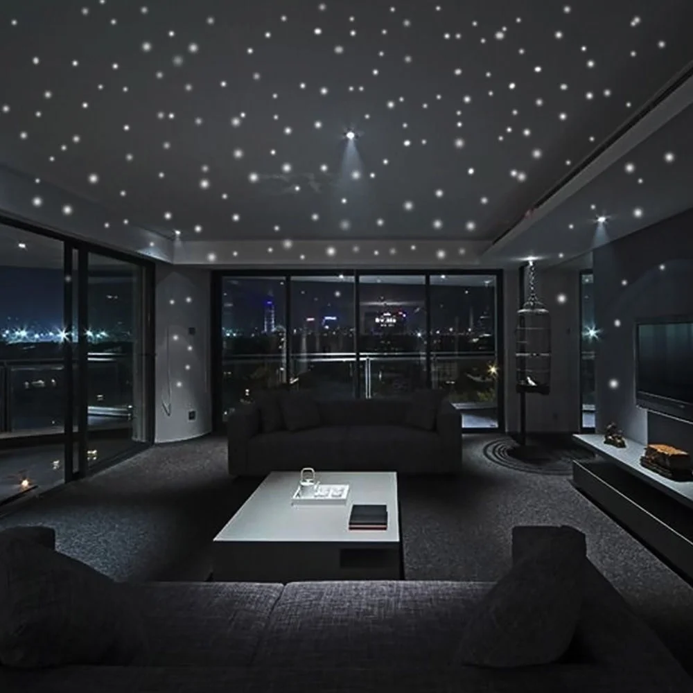 407 adet duvar çıkartmaları du - Glow In Dark Stars incelemesi ve fiyatı