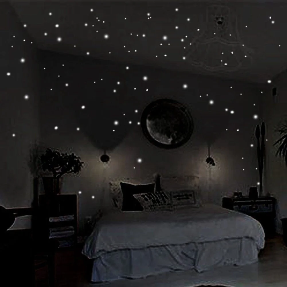 407 adet duvar çıkartmaları du - Glow In Dark Stars incelemesi ve fiyatı