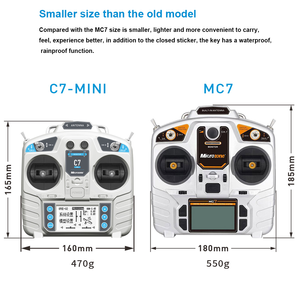MicroZone MC7 Denetleyici C7 M - Rc Helicopter Mini incelemesi ve fiyatı
