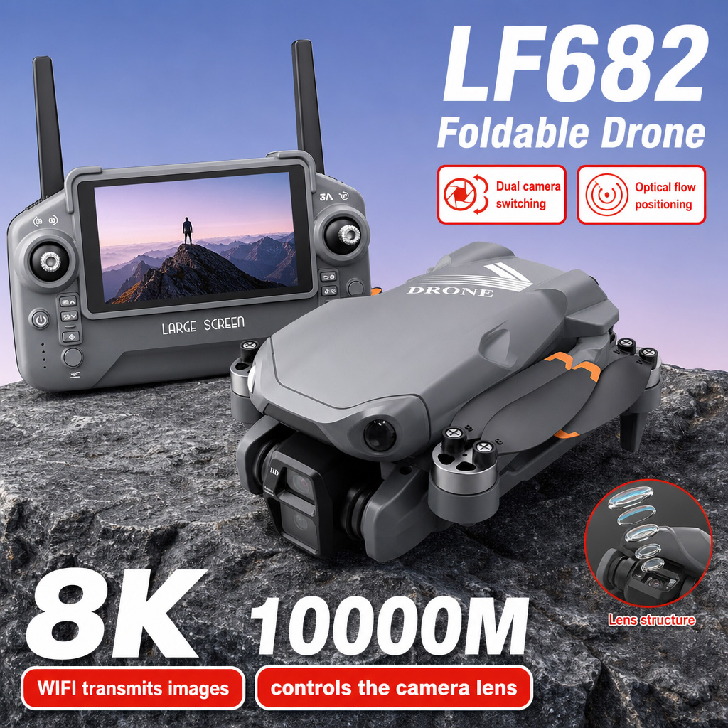 Hava Fotoğrafı LF682 Drone 8K  - Rc Helicopter Mini incelemesi ve fiyatı