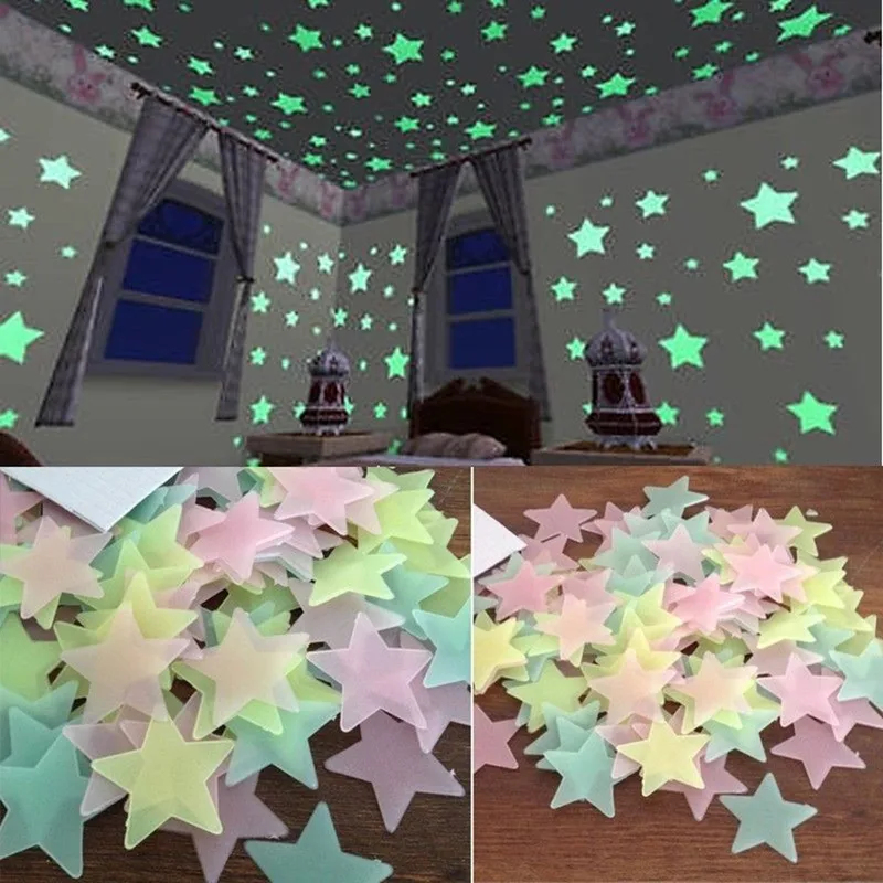 100 adet Floresan Karanlıkta P - Glow In Dark Stars incelemesi ve fiyatı