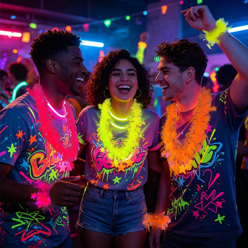 Neon Işıltılı Yıldız Lei Seti  - Glow In Dark Stars incelemesi ve fiyatı