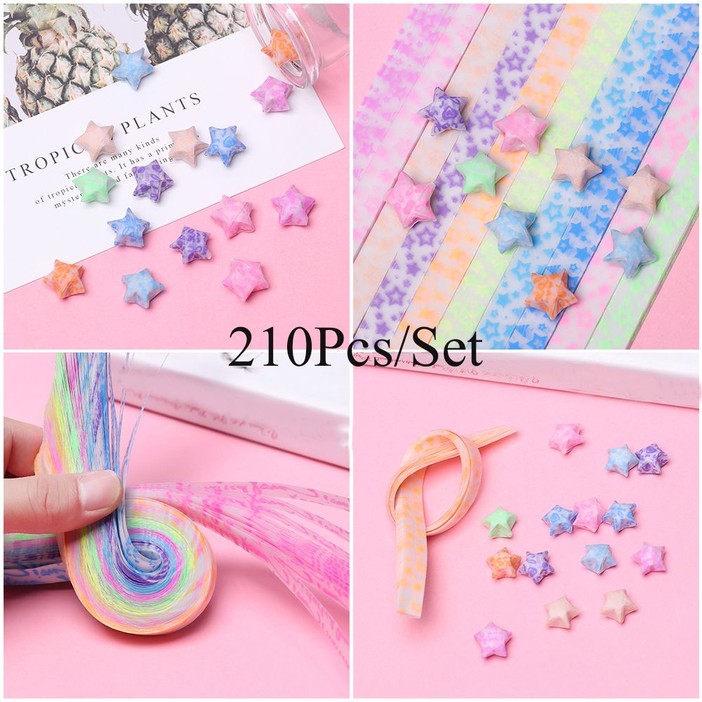 210 adet/grup karanlıkta kızdı - Glow In Dark Stars incelemesi ve fiyatı