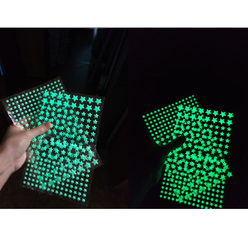 202 adet/takım 3D Kabarcık Yıl - Glow In Dark Stars incelemesi ve fiyatı