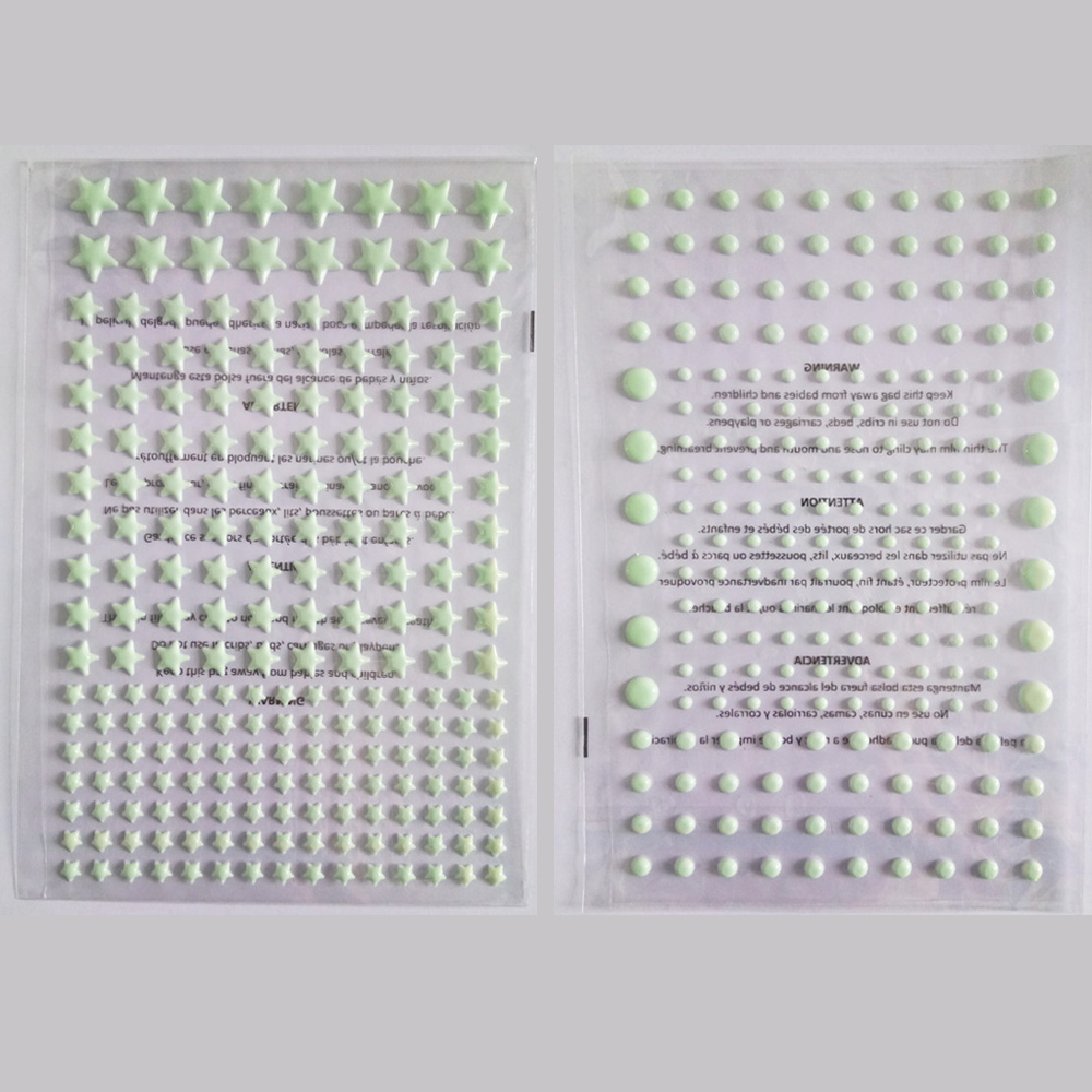 202 adet/takım 3D Kabarcık Yıl - Glow In Dark Stars incelemesi ve fiyatı