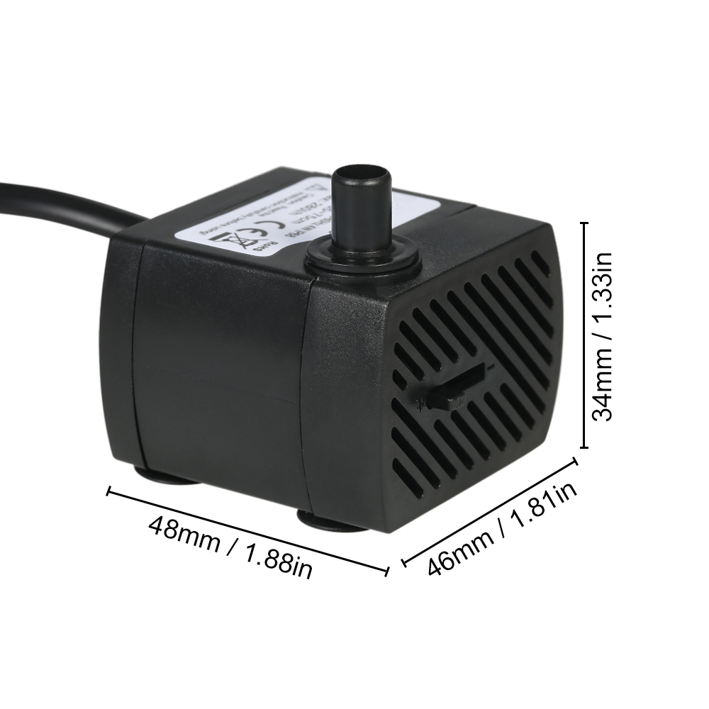 180L/H 2.5W Dalgıç Su Pompası  - Bubble Machine Outdoor incelemesi ve fiyatı