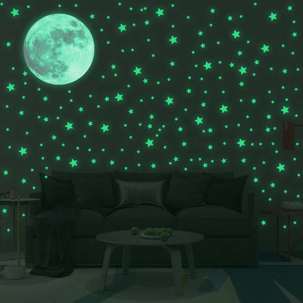 Aydınlık Ay Yıldız Duvar Çıkar - Glow In Dark Stars incelemesi ve fiyatı