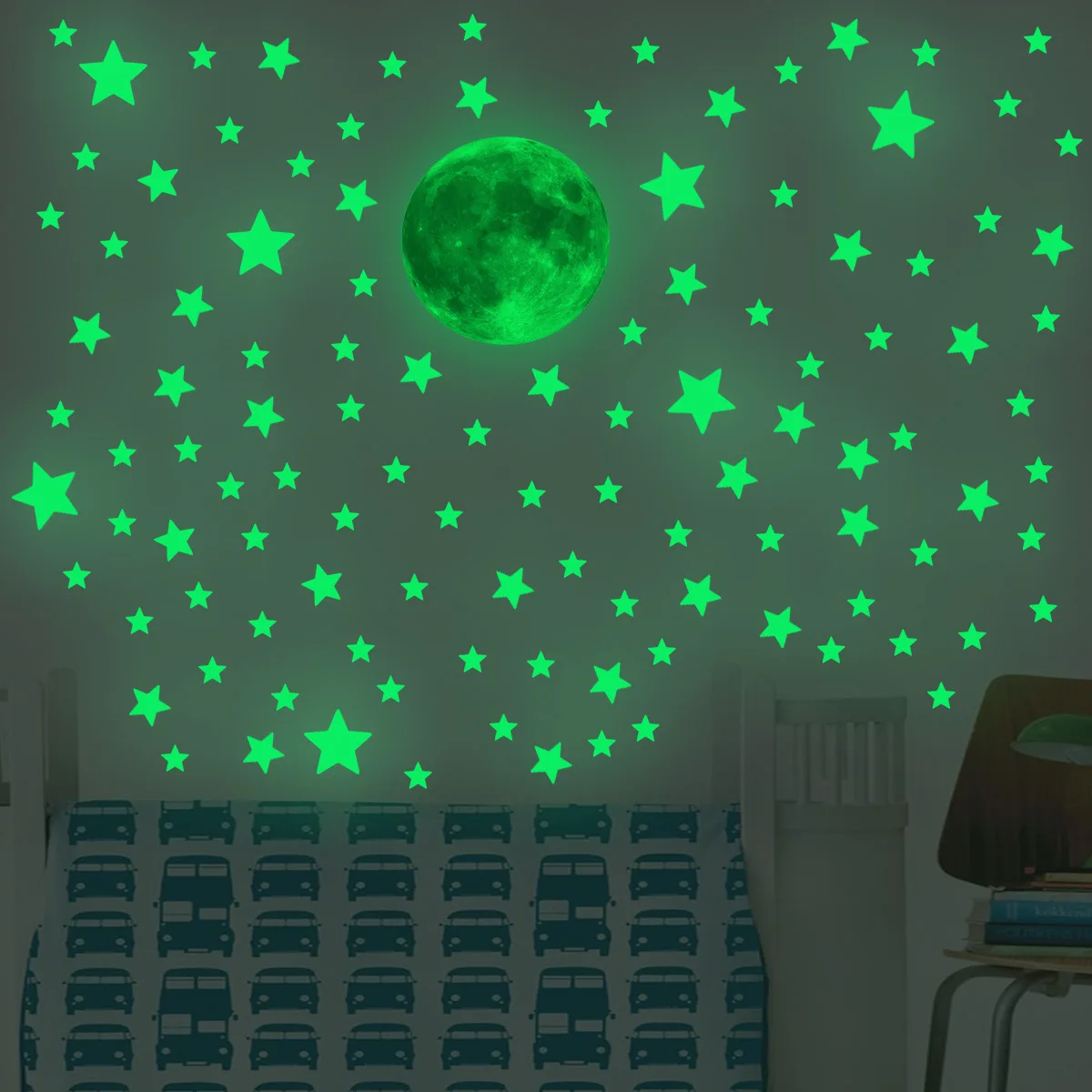 Aydınlık Ay Yıldız Duvar Çıkar - Glow In Dark Stars incelemesi ve fiyatı