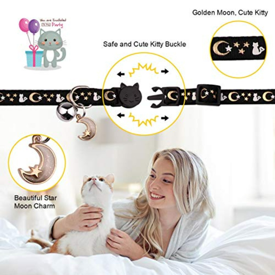 2 adet ayrılabilir kedi tasmal - Glow In Dark Stars incelemesi ve fiyatı