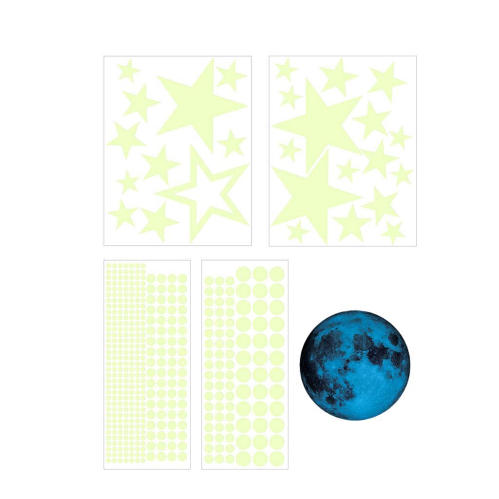 5x Karanlıkta Parlayan Duvar Ç - Glow In Dark Stars incelemesi ve fiyatı