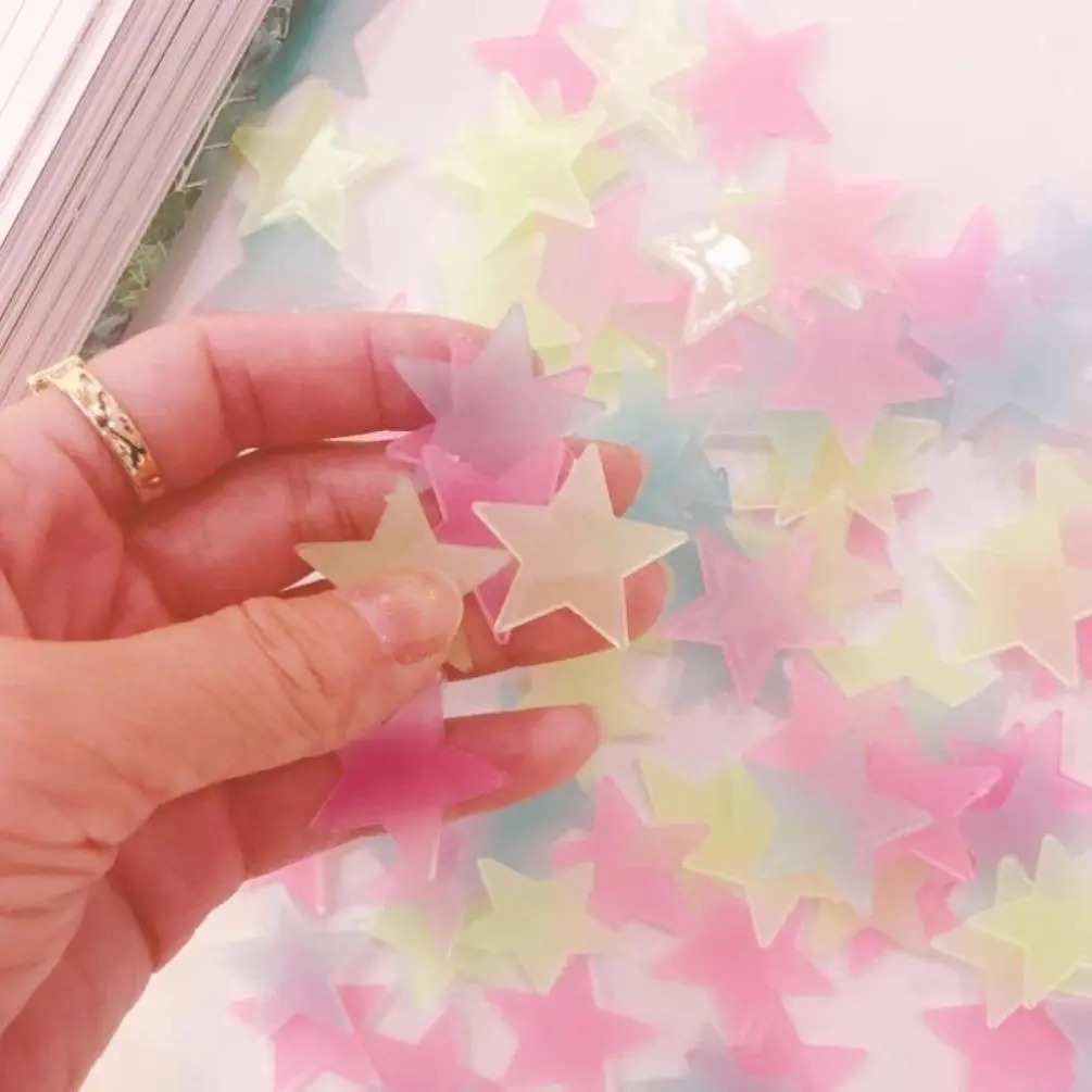 100 Adet Renkli Karanlıkta Par - Glow In Dark Stars incelemesi ve fiyatı