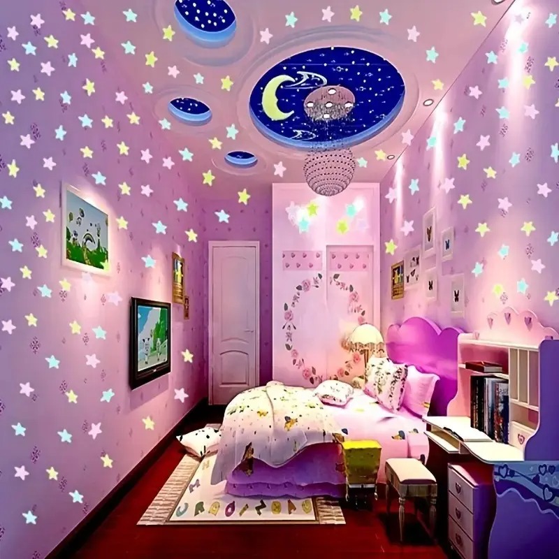 100 Adet Renkli Karanlıkta Par - Glow In Dark Stars incelemesi ve fiyatı
